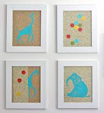 This list of arts and crafts for kids plus parents is the perfect way to spend more time with your little make a dreamcatcher with your child and decorate his or her room! Animal Wall Art For Baby S Nursery