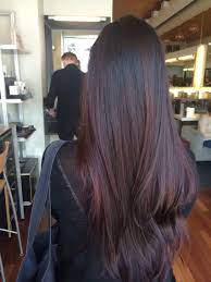 If spring has just knocked in where you live, i say give your hair a red colored wash. Dark Hair With Red Tint With Added Layers By Jessica Johnson At Alex Emilio Salon Color De Pelo Oscuro Coloracion De Cabello Cabello Color Marron