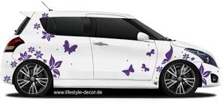 Autoaufkleber Blumen Und Schmetterlinge In 2020 Auto Aufkleber Autoaufkleber Blumen Aufkleber