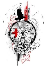 Pin De Brigitte Perzl En Zeit Tatuajes Abstractos Tatuajes De Relojes Tatuaje De Basura