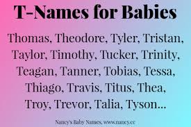 T Names For Babies Baby Names T Baby Names T Boy Names
