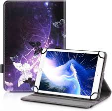 UrbanX 7"-8" İnç Evrensel Tablet Kılıfı, BLU M8L 7 8 İnç için Koruyucu  Kapak Stant Folyo Kılıf, 360 Derece Dönebilen Ayak Dayanağı, Çoklu  Görüntüleme Açıları ve Stylus Tutucu : Amazon.com.tr: Bilgisayar