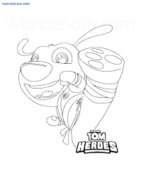 Together, they bravely fight villains and help those in trouble. Talking Tom Heroes Coloring Pages Print For Free