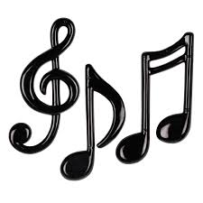Trumpet notes music swirl metal wall art stylish music design essential for any music lover constructed from formed butterfly music note art print set. Case Of 36 Beistle Molded Plastic Musical Notes