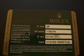 Rolexusedparts Rolex Country Codes On Warranty Cards