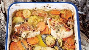 A rich and warm dish perfect for dinner parties with friends and family. Jamie Oliver S Tray Baked Chicken