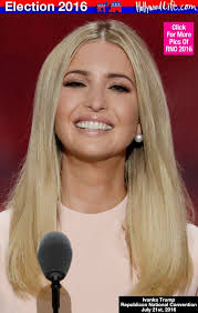Ivanka Trump Stuns At Rnc Rocks Beautifully Natural Makeup Sleek Hair Trump Wig Trump Hair Ivanka Trump Style