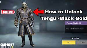 How to Get FREE Tengu - Black Gold in Season 7 New Vision City Cod Mobile -  YouTube