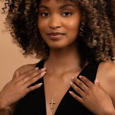 14k Solid Gold Cross Pendant, Real Gold Premium Cross Necklace, Handmade  Fine Jewelry by Selanica