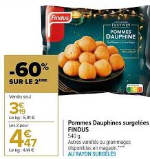 Offre Pommes Findus 2 Achetes Le 3eme Offert Chez Match