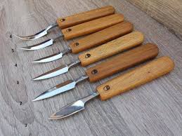 Couteau Forge A La Main Couteau De Menuiserie Couteau De Hand Forged Knife Knife Forged Knife