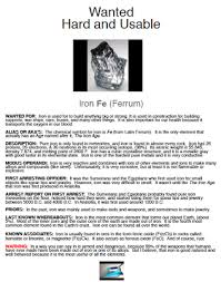 Mrs Lyon S Blog Teaching The Art Of Possibility Periodic Table Element Wanted Posters Teaching Blogs 5th Grade Science Science Topics