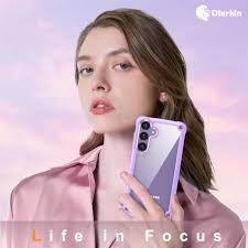 Oterkin for Samsung Galaxy S24 Case Clear, Crystal Transparent Slim, 20X  Anti-Yellowing Technology, Built-in 4 Airbags, 10FT Military Grade  Protection, Purple : Amazon.in: Electronics
