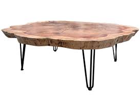 And the quality doesn't meet the price. Cookie Slab Coffee Table On Hairpin Legs Saltwoods