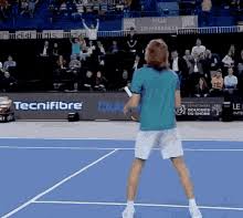 This gif by australian open has everything: Stefanos Tsitsipas Tennis Gif Stefanostsitsipas Tennis Greece Discover Share Gifs