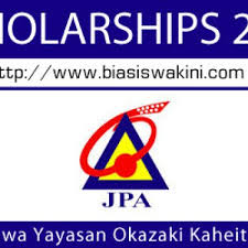Berita baik buat anda yang mempunyai pendapatan bulanan rm 2. Biasiswa Yayasan Okazaki Kaheita 2017