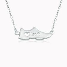 Livia Designs Sterling Silver Love To Run Shoe Necklace Gone For A Run Shoe Necklace Silver Necklace