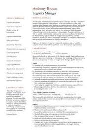 Resumes in word are common, and the easiest to make. Logistics Coordinator Objective Resume