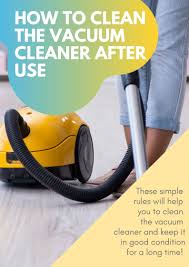 How To Clean The Vacuum Cleaner After Use Vacuum Cleaner Vacuums Cleaners