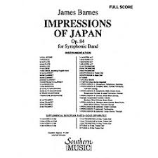 In the 18th century, british industrialists made themselves known in russia. Southern Impressions Of Japan Concert Band Level 5 Composed By James Barnes Music Arts
