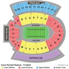 37 Veritable Camp Randall Stadium Seating Chart