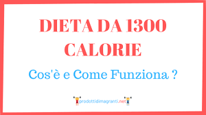Solo ingredienti naturali per offrirti i massimi risultati. Dieta Da 1300 Calorie Cos E E Come Funziona Prodotti Dimagranti
