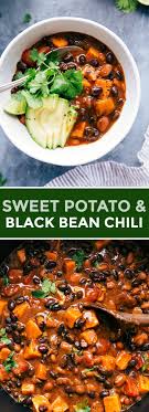 Bataat Black Bonen Chili In 2020 Sweet Potato Black Bean Chili Bean Recipes Sweet Potato Black Beans