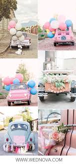 Illustration on a white background. 15 Perfect Ways To Help You Decorate The Getaway Wedding Car Wednova Blog