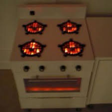 The Coolest Light Up Stove Diy Play Kitchen Play Kitchen Kids Play Kitchen