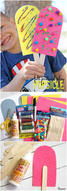 Popsicle Craft For Pretend Play Darice Spring Crafts Preschool Preschool Creative Art Preschool Crafts