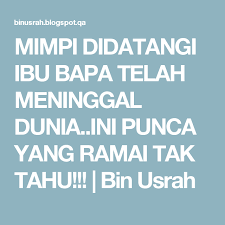 Kematian merupakan simbol perubahan, sisi baiknya mimpi ini dapat ditafsirkan. Nasirah Parvin Nasirahp Profile Pinterest
