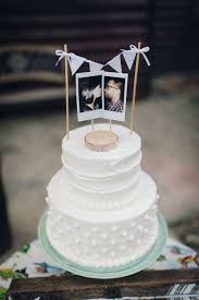 Vintage Inspired Polaroid Photo Cake Topper Torte Hochzeit Hochzeitstorte Hochzeitstorte Topper