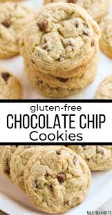 Chocolate Chip Cookies Gluten Free Dairy Free Option Gluten Free Chocolate Dairy Free Cookies Gluten Free Cookies Easy