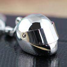 Hot Fashion Motorcycle Racing Helmet Cool Silver Metal Charm Car Key Ring Keychain Creative Party Men Gift Motorcycle Keychain Motorcycle Helmets Car Key Ring