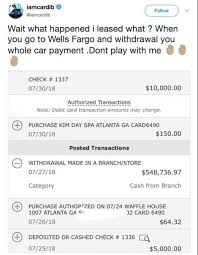 Get started with pop money, send and receive, bill pay, message alerts, and online statements. Cardi B Shares Her Bank Statement Showing She Withdrew 549k To Buy Her New Lamborghini After Haters Said It Was Leased