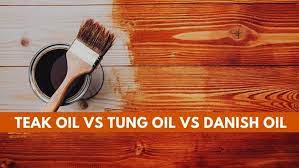 Danish oil is a popular wood finish, and it's basically a mixture of an oil, a varnish, and a thinner. Teak Oil Vs Tung Oil Vs Danish Oil The Best Among Them Millwork Guide