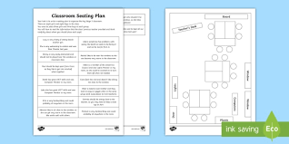 Use the conference seating arrangement when making classroom rules, planning an event, for an any of the other classroom seating arrangements work with portable devices like laptops. Managing Information Classroom Seating Plan Worksheets