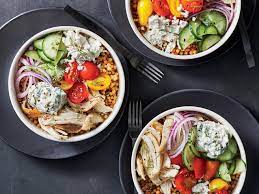 Mediterranean Chicken And Couscous Bowls Recipe Cooking Light Recipe Mediterranean Chicken Mediterranean Recipes Cooking Light Recipes