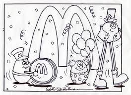 This logo is still used at one location. Mcdonalds Food Coloring Pages Pietercabe