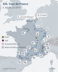 Erhalten sie exklusive informationen zur tour de france. Die Strecke Der Tour De France 2019 Sport Dw 05 07 2019
