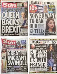 They sniff and lament 'your terrible tabloids'. Brexit Vote Gives Tabloids Chance To Unleash Anti European Tendencies The New York Times