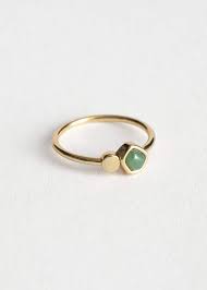 Stone And Stud Ring In 2020 Sister Rings Mini Hoop Earrings Rings