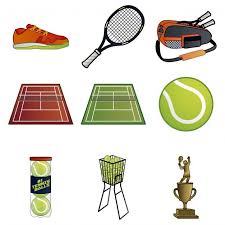 Collezione Di Elementi Da Tennis Vettore Gratuito Tennis Adobe Illustrator Vettore