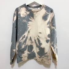 Prepare your colored dye and apply directly onto the bleached areas. Gap Tops Vintage Y2k Diy Bleach Tie Dye Gap Grey Sweatshirt Poshmark