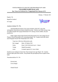 Format microsoft word (docx) yang siap edit. Download Contoh Undangan Maulid Nabi Word Docx Siap Edit Vuiral