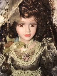 Beautiful porcelain doll Porcelain