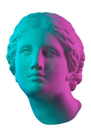 Statue Venus White Background Stock Illustrations