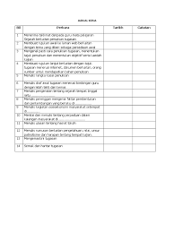 25%(4)25% found this document useful (4 votes). Contoh Jadual Kerja