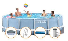 Piscina Intex Cod 28736 Prisma Frame 457x122 Cm Con Pompa Filtro E Accessori La Piscina Fuori Terra Intex 28736 Della Linea Prisma Frame Rotonda Ideale Sia Per Piccoli Che Grandi Spazi E