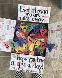 Diy Gift Box For Boyfriend Birthday Diy Gifts Box Birthday Care Package Idea Gifts Boxes Diy Diygift Birthday Care Packages